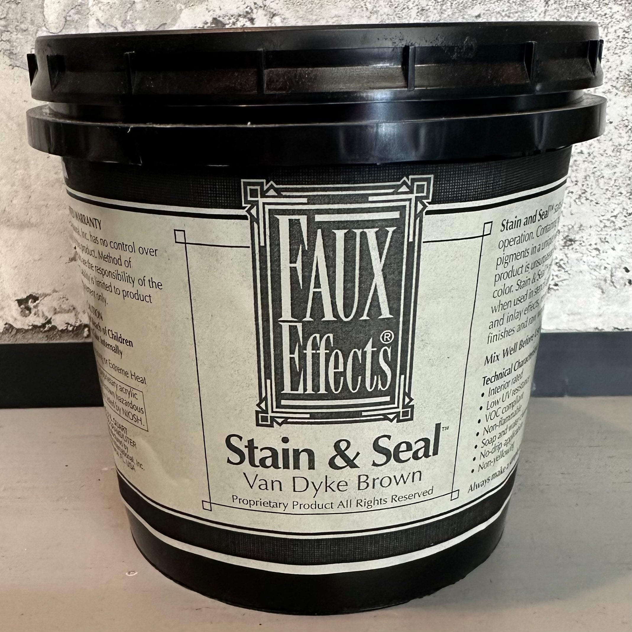 Stain & Seal Van Dyke Brown