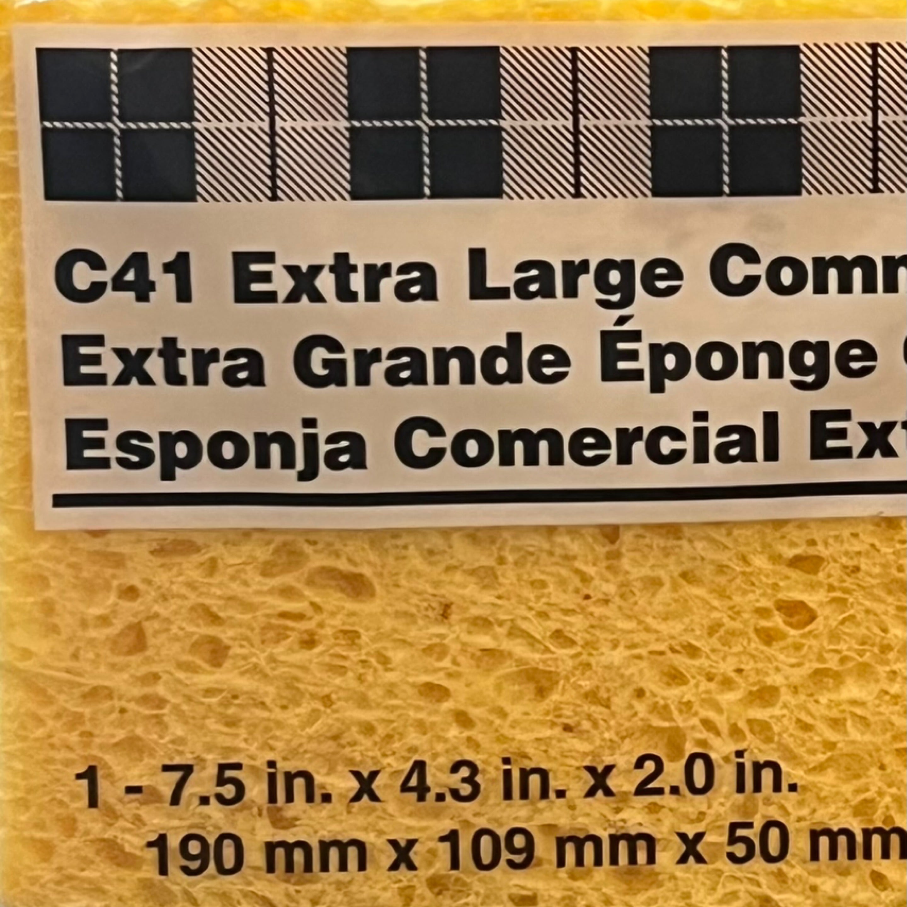 3m extra large commercial sponge heavy duty 7.5 x 4.3 x 2 inches