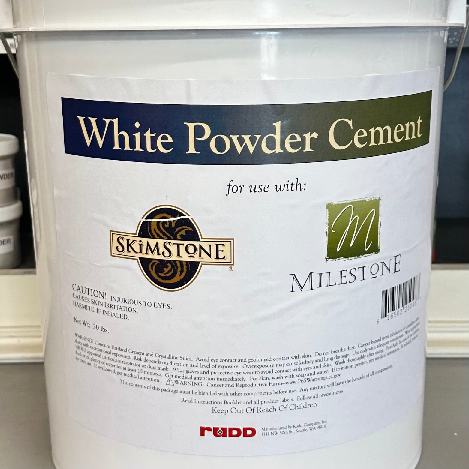 SkimStone White Powder Cement