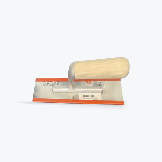 Pavan  Inox 825/I Pavan Stainless Steel Finishing Trowel Wood Handle