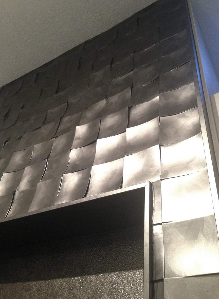 Metallic paint finishes showing lustrous effects and sophisticated decorative applications